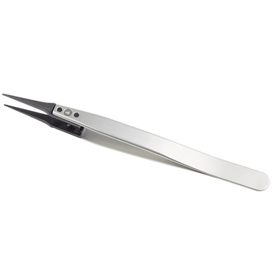RS PRO 130 mm, Stainless Steel, ESD Tweezers