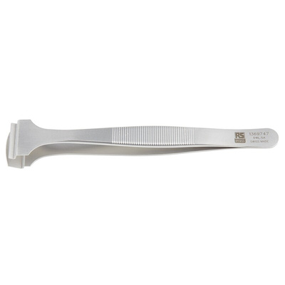 RS PRO 130 mm, Stainless Steel, Wafer, Tweezers