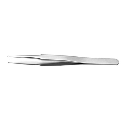 RS PRO 120 mm, Stainless Steel, Grooved, Tweezers