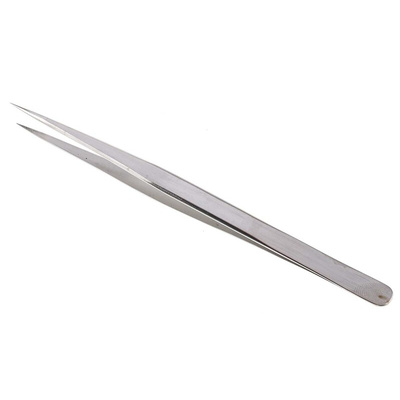 RS PRO 140 mm, Stainless Steel, Tweezers