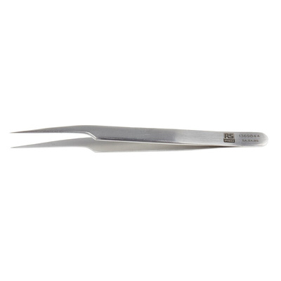 RS PRO 115 mm, Stainless Steel, Tweezers