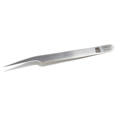 RS PRO 115 mm, Stainless Steel, Tweezers