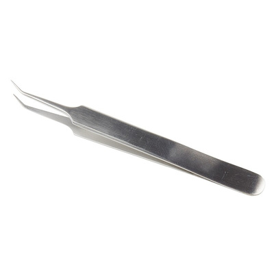 RS PRO 110 mm, Stainless Steel, Tweezers