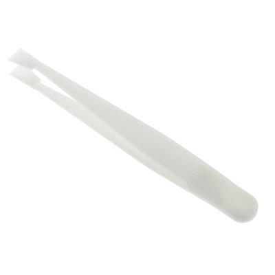 RS PRO 115 mm, Plastic, Flat, Tweezers