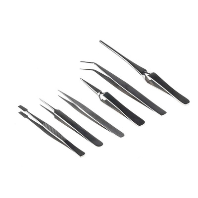 RS PRO Carbon Steel, Tweezer Set