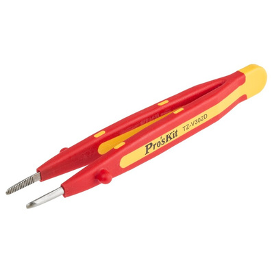 RS PRO 145 mm, Stainless Steel, Tweezers