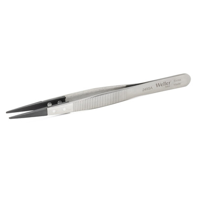 Weller Erem 130 mm, Stainless Steel, Pointed, ESD Tweezers