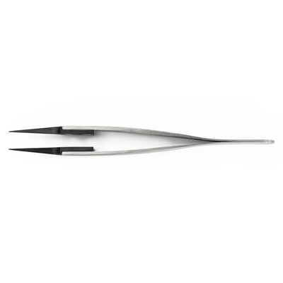 Weller Erem 120 mm, Stainless Steel, Pointed; Relieved, ESD Tweezers