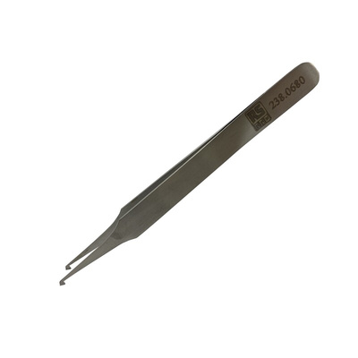 RS PRO 120 mm, Low Carbon Austenitic Steel, Angle, Tweezer