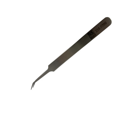 RS PRO 110 mm, Low Carbon Austenitic Steel, Sharp Fine, Tweezer