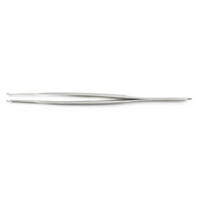 Erem 120 mm, Stainless Steel, Rounded, Tweezers