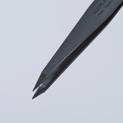 Knipex 115 mm, Plastic, Smooth, ESD Tweezer