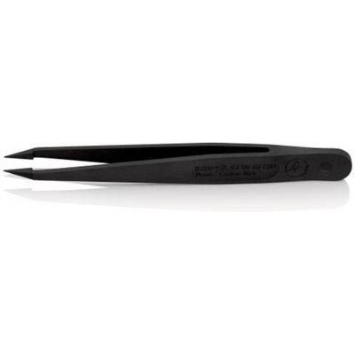 Knipex 115 mm, Plastic, Smooth, ESD Tweezer