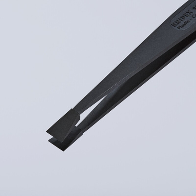 Knipex 115 mm, Plastic, Smooth, ESD Tweezer