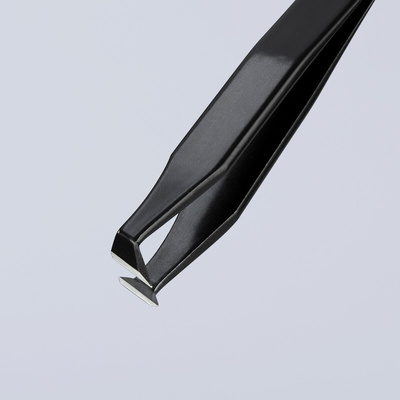 Knipex 115 mm, Stainless Steel, Sharp, ESD Tweezer