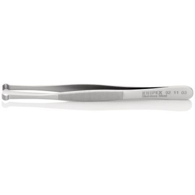 Knipex 122 mm, Stainless Steel, Smooth, Tweezer
