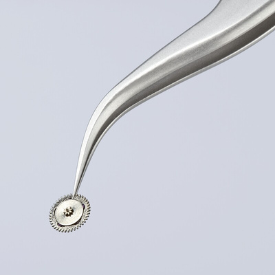 Knipex 110 mm, Stainless Steel, Smooth, Tweezer