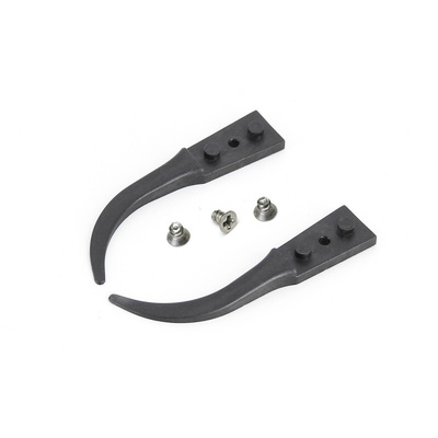 ideal-tek 40 mm, Carbon Fibre, Curved, Fine, Tweezer Tips