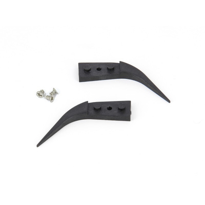 ideal-tek 30 mm, Carbon Fibre, Curved, Fine, Tweezer Tips