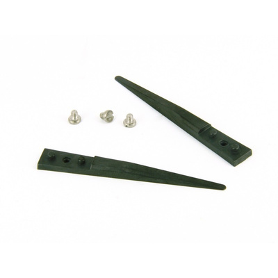 ideal-tek 40 mm, Zirconia Toughened Aluminium, Fine, Straight, Tweezer Tips
