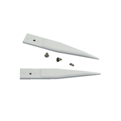 ideal-tek 55 mm, Zirconia Toughened Aluminium, Fine, Straight, Tweezer Tips
