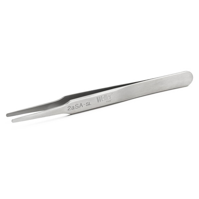 Weller Erem 120 mm, Stainless Steel, Flat; Rounded, Tweezers