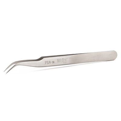 Weller Erem 120 mm, Stainless Steel, Pointed; Relieved, Tweezers