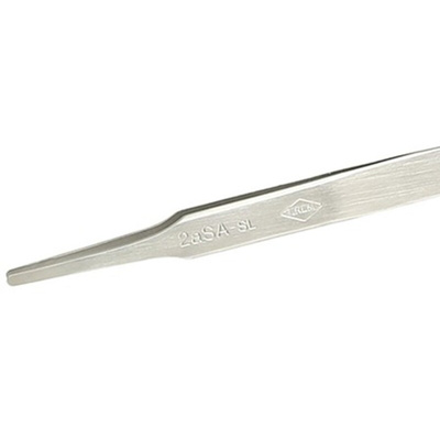 Weller Erem 120 mm, Stainless Steel, Flat; Rounded, Tweezers