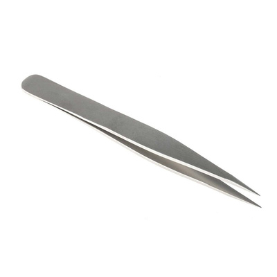 Bahco 120 mm, Stainless Steel, Flat, ESD Tweezers