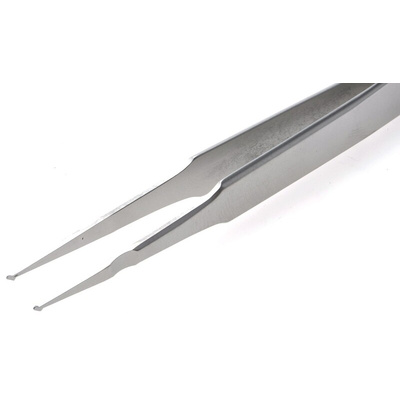 Lindstrom 120 mm, Stainless Steel, Rounded, ESD Tweezers