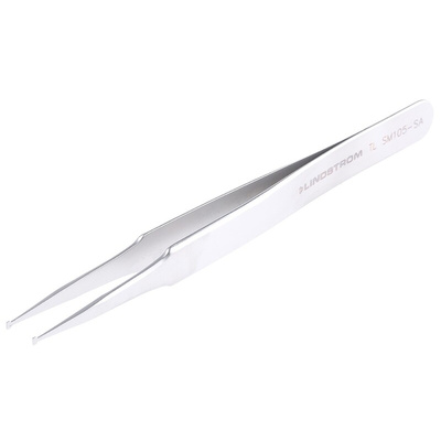 Lindstrom 120 mm, Stainless Steel, Rounded, ESD Tweezers