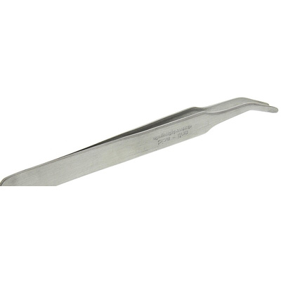 Bernstein 115 mm, Stainless Steel, Flat; Rounded, ESD Tweezers