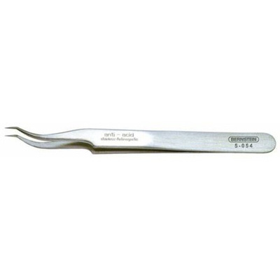 Bernstein 120 mm, Stainless Steel, Sickle; Pointed, Tweezers