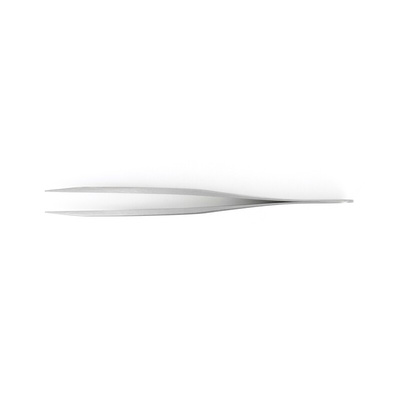 ideal-tek 120 mm, Stainless Steel, Flat; Rounded, Tweezers