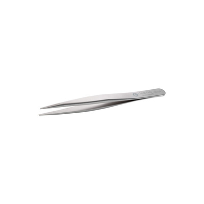 ideal-tek 120 mm, Stainless Steel, Flat; Rounded, Tweezers