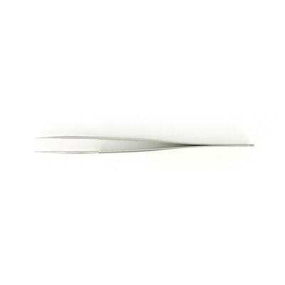ideal-tek 120 mm, Stainless Steel, Flat; Rounded, Tweezers