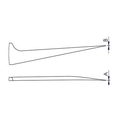 ideal-tek 115 mm, Stainless Steel, Tweezers
