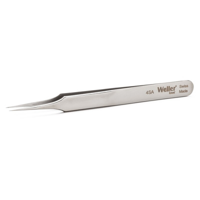 Weller Erem 110 mm, Stainless Steel, Relieved, Tweezers