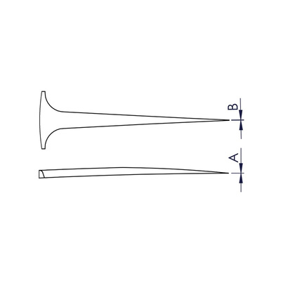 ideal-tek 110 mm, Stainless Steel, Tweezers
