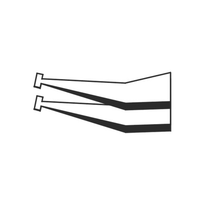 ideal-tek 115 mm, Stainless Steel, Tweezers