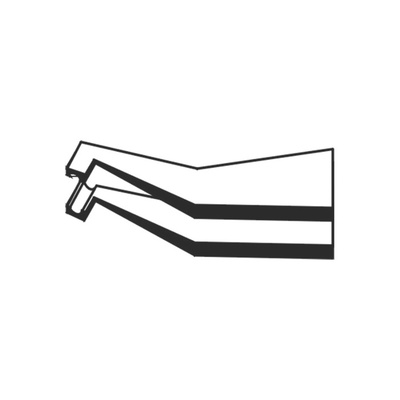 ideal-tek 120 mm, Stainless Steel, Grooved, Tweezers