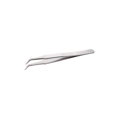ideal-tek 120 mm, Stainless Steel, Grooved, Tweezers