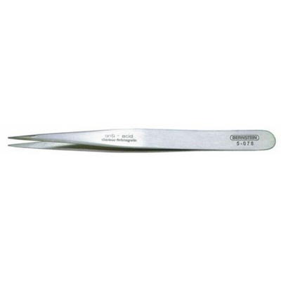 Bernstein 130 mm, Stainless Steel, Tapered, Tweezers