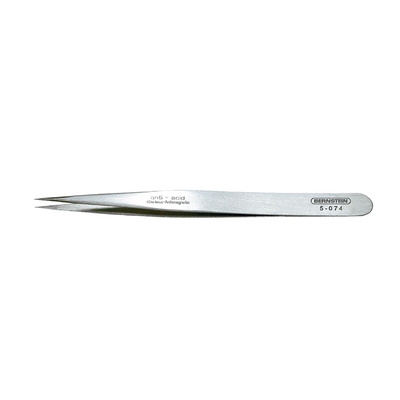Bernstein 120 mm, Stainless Steel, Pointed, Tweezers