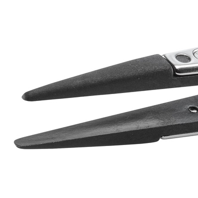 ideal-tek 130 mm, Strong; Rounded, ESD Tweezers