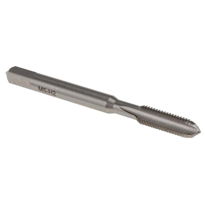 RS PRO Threading Tap, M5 Thread, 0.8mm Pitch, Metric Standard, Hand Tap