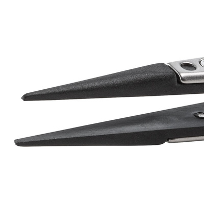 ideal-tek 130 mm, PA66/CF30 (Tip), Stainless Steel (Body), ESD Tweezers