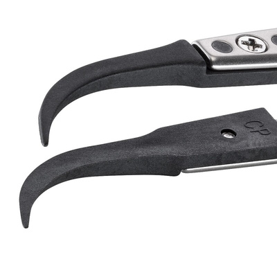 ideal-tek 130 mm, PEEK (Tip), Stainless Steel (Body), ESD Tweezers