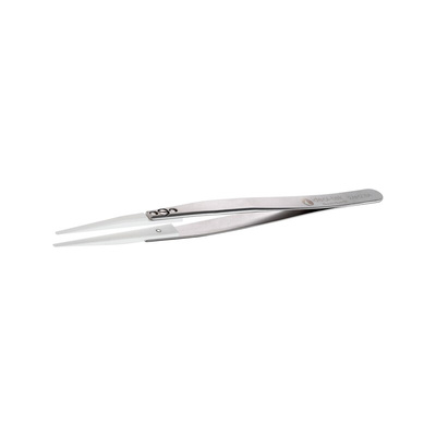 ideal-tek 140 mm, Polyester (Handle), Stainless Steel (Body), Flat; Rounded, Tweezers