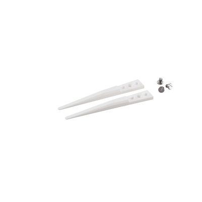 ideal-tek Zirconia Toughened Aluminium, Flat; Rounded, Tweezer Tips